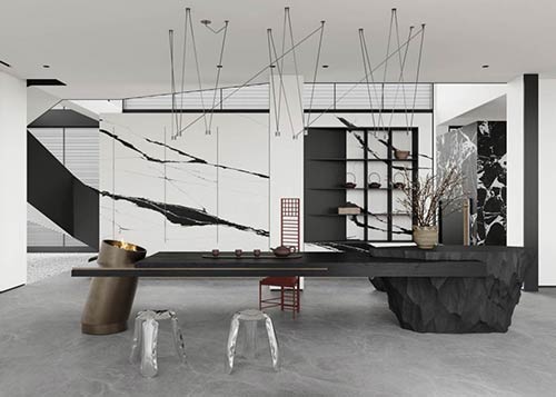 私人会所水墨风装修