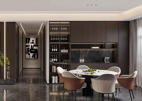 现代简轻奢风格装修设计